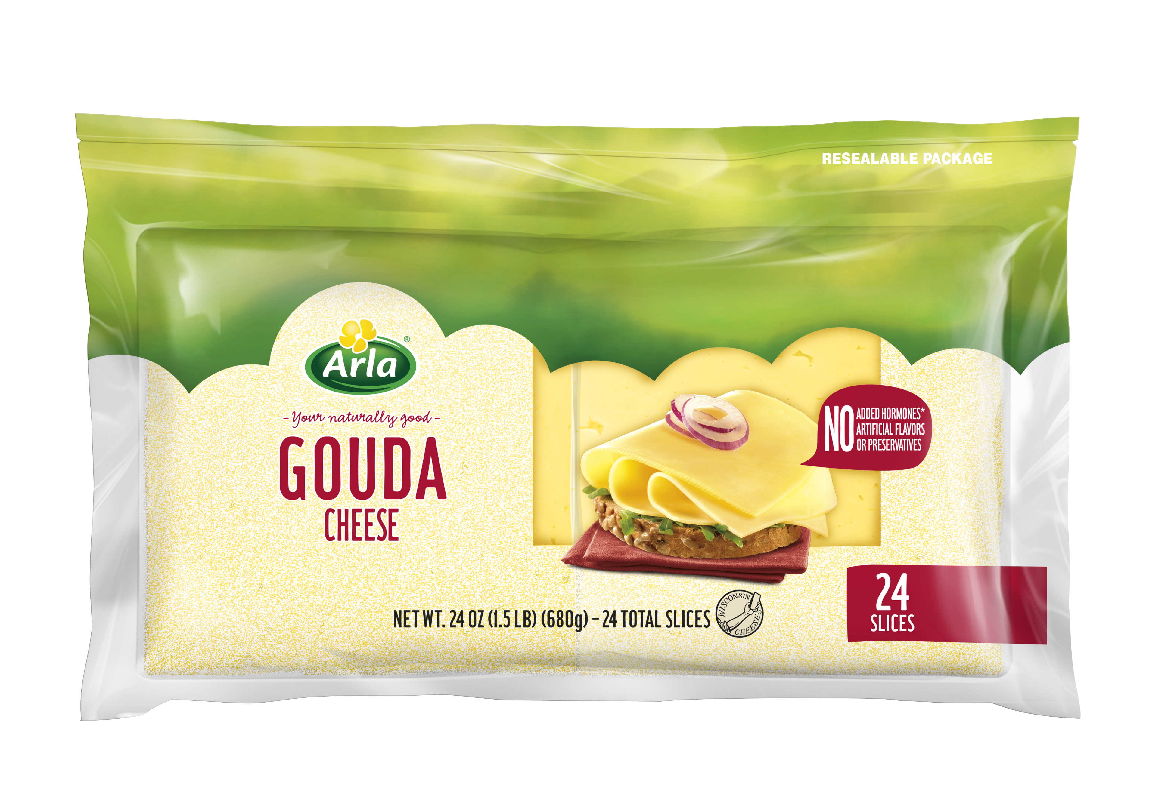 Arla Gouda Slices 15 x 24oz product image